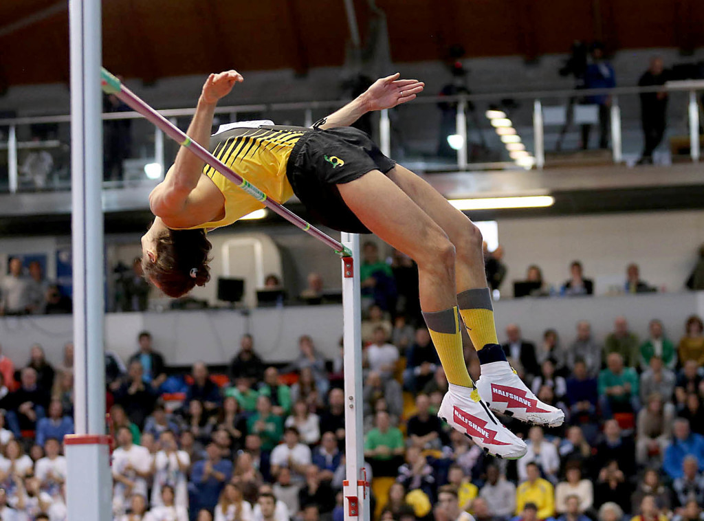 Gianmarco Tamberi superstar al Palaindoor di Ancona