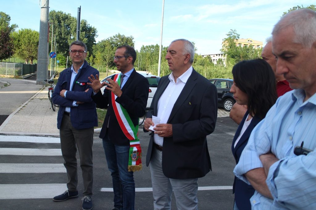 Ricci e Belloni inaugurano a Pesaro il parcheggio della Celletta