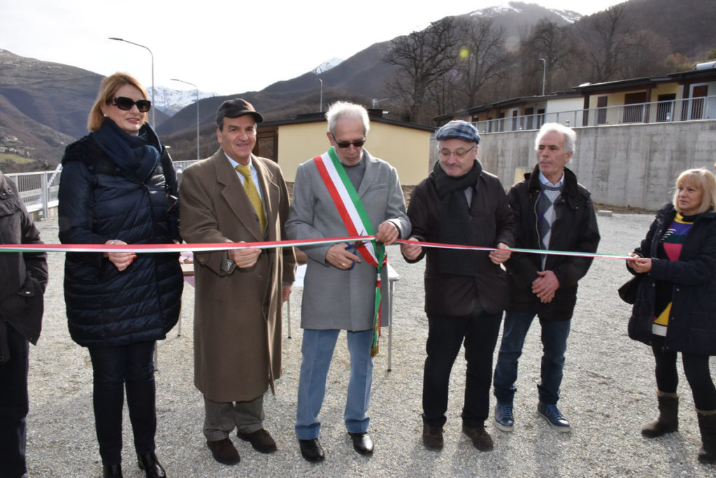 Nuove casette consegnate ai terremotati di Fiastra e Pieve Torina