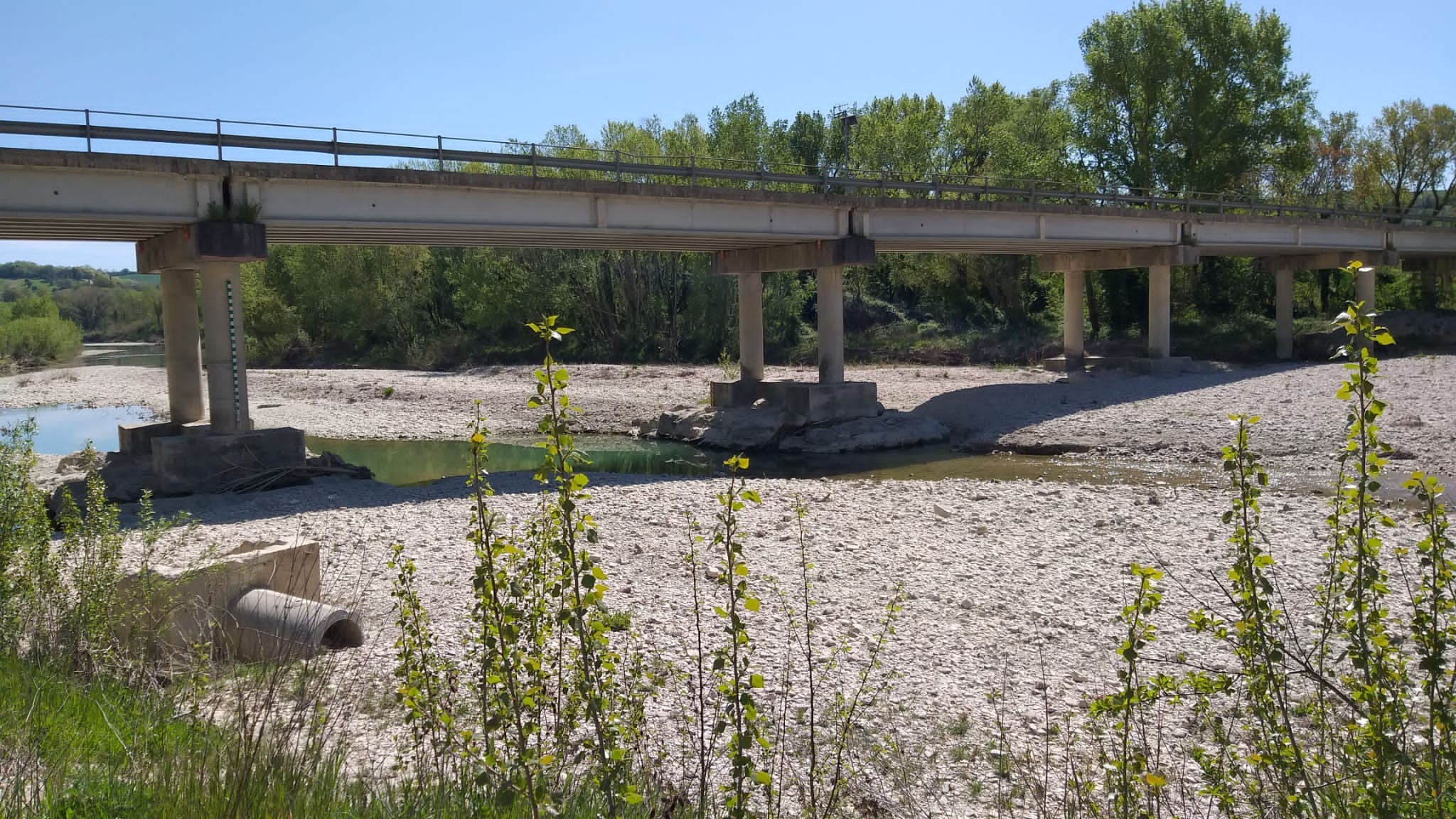 Ponte sul fiume Metauro Sp 92 Cerbara