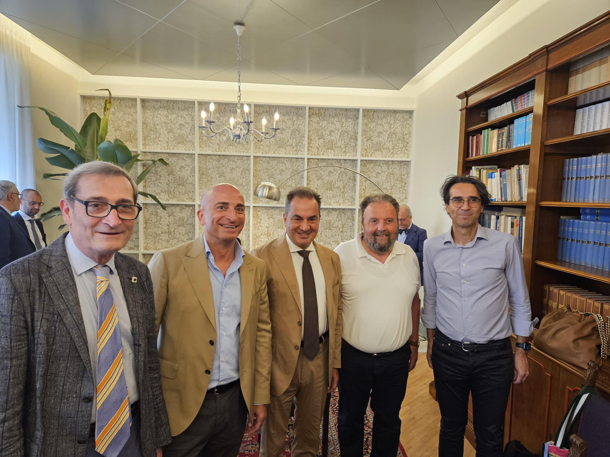 da sinistra Antonio Osimani Massimiliano Riderelli Belli Gennaro Zecca Fabio Marchetti e Gianluca Pierpaoli (002)