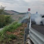 CHIARAVALLE incendio auto autostrada2024-09-23 (2)